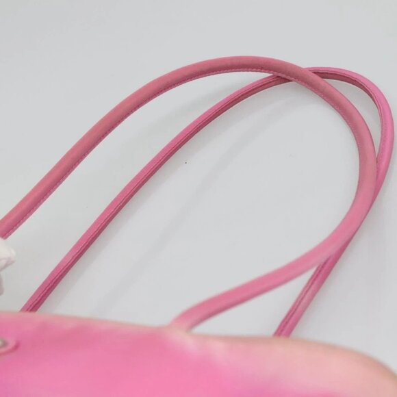 PRADA Tote Bag Nylon Pink Silver Auth EC753 - Picture 8 of 16